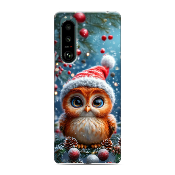 Силиконовый чехол на Sony Xperia 5 III с принтом Новый год Силиконовый чехол на Sony Xperia 5 III с принтом Новый год