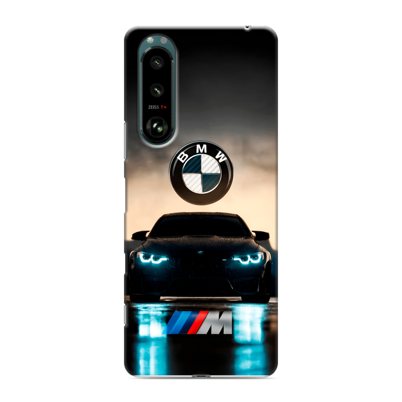 Силиконовый противоударный чехол на Sony Xperia 5 III с принтом БМВ BMW Силиконовый противоударный чехол на Sony Xperia 5 III с принтом БМВ BMW