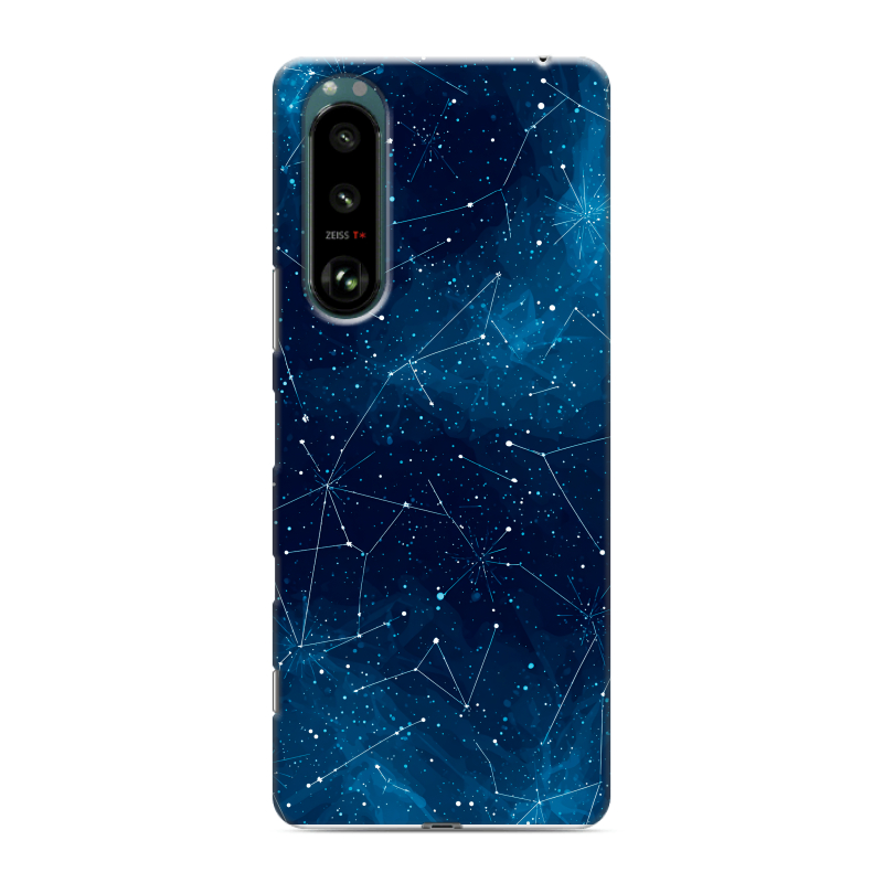 Силиконовый противоударный чехол на Sony Xperia 5 III с принтом Космос звезды Силиконовый противоударный чехол на Sony Xperia 5 III с принтом Космос звезды