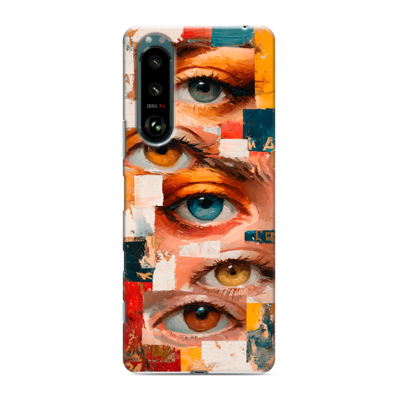 Силиконовый противоударный чехол на Sony Xperia 5 III с принтом Модный принт Силиконовый противоударный чехол на Sony Xperia 5 III с принтом Модный принт