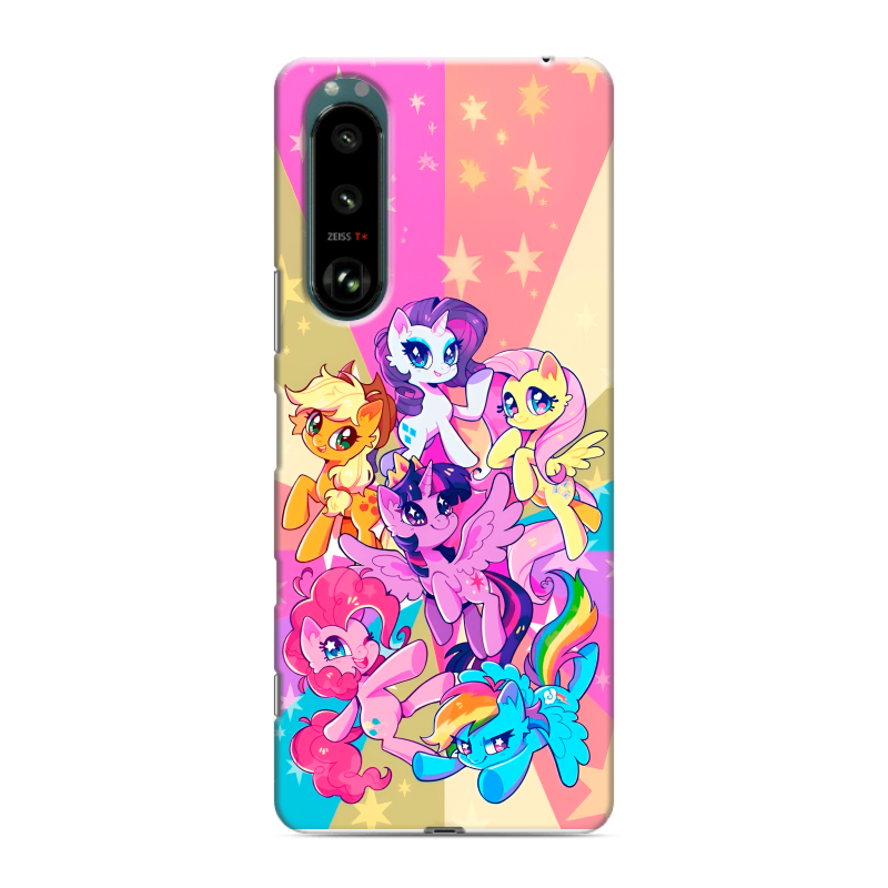 Силиконовый чехол на Sony Xperia 5 III с принтом My little pony Дружба чудо Силиконовый чехол на Sony Xperia 5 III с принтом My little pony Дружба чудо