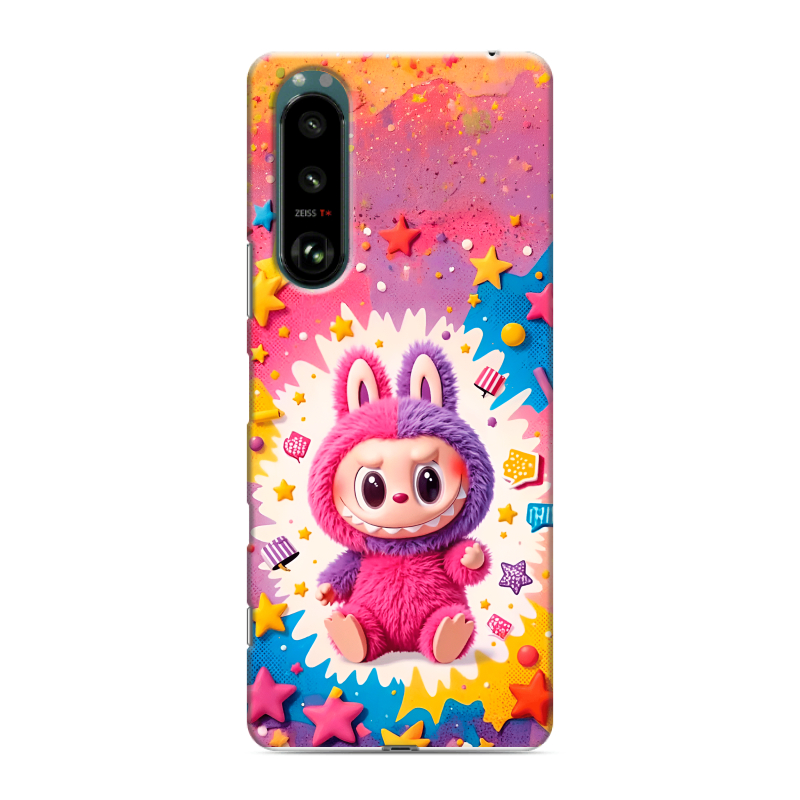 Силиконовый чехол на Sony Xperia 5 III с принтом Labubu Лабубу Силиконовый чехол на Sony Xperia 5 III с принтом Labubu Лабубу