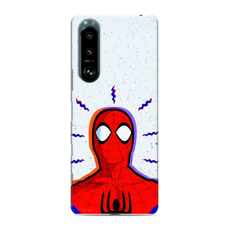 Силиконовый противоударный чехол на Sony Xperia 5 III с принтом Spiderman Человек паук Силиконовый противоударный чехол на Sony Xperia 5 III с принтом Spiderman Человек паук