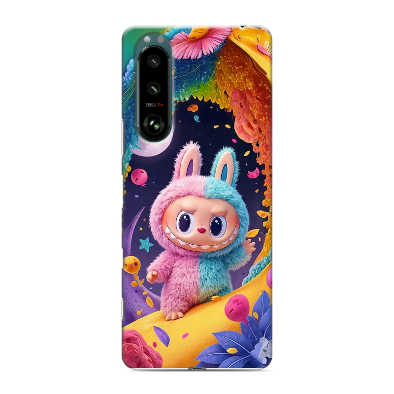 Силиконовый чехол на Sony Xperia 5 III с принтом Labubu Лабубу Силиконовый чехол на Sony Xperia 5 III с принтом Labubu Лабубу