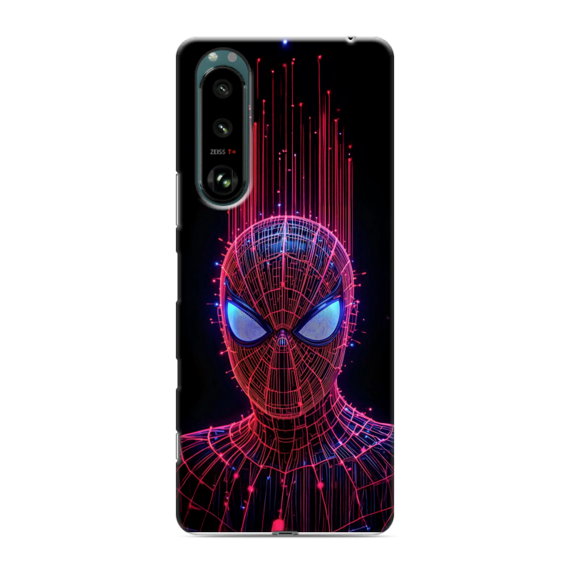 Силиконовый чехол на Sony Xperia 5 III с принтом Spiderman Человек паук Силиконовый чехол на Sony Xperia 5 III с принтом Spiderman Человек паук
