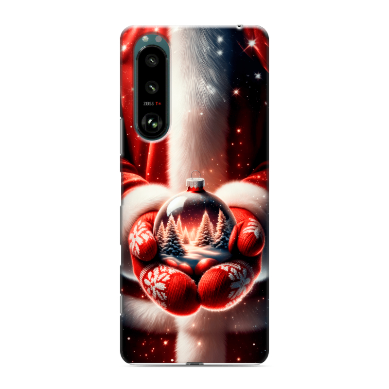 Силиконовый чехол на Sony Xperia 5 III с принтом Новый год Силиконовый чехол на Sony Xperia 5 III с принтом Новый год