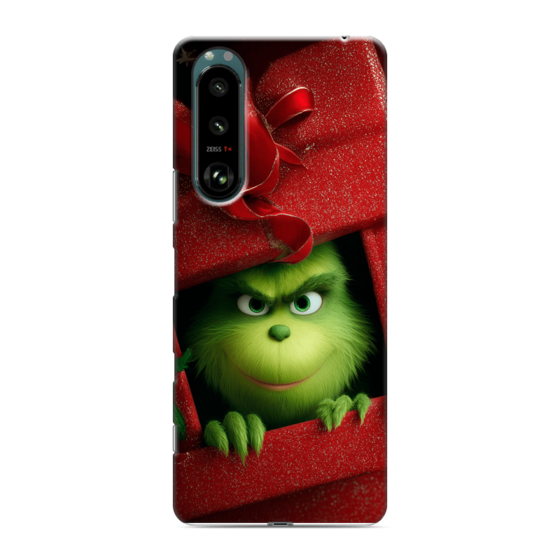 Силиконовый чехол на Sony Xperia 5 III с принтом Новый год Силиконовый чехол на Sony Xperia 5 III с принтом Новый год