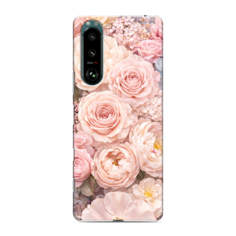 Силиконовый противоударный чехол на Sony Xperia 5 III с принтом женский Силиконовый противоударный чехол на Sony Xperia 5 III с принтом женский