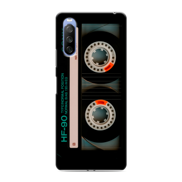 Силиконовый противоударный чехол на Sony Xperia 10 III с принтом Кассета Силиконовый противоударный чехол на Sony Xperia 10 III с принтом Кассета