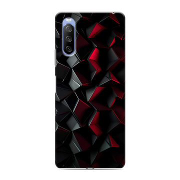 Силиконовый противоударный чехол на Sony Xperia 10 III с принтом Абстракция Силиконовый противоударный чехол на Sony Xperia 10 III с принтом Абстракция
