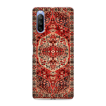 Силиконовый противоударный чехол на Sony Xperia 10 III с принтом Ковер