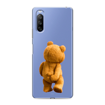 Силиконовый противоударный чехол на Sony Xperia 10 III с принтом Медведь Силиконовый противоударный чехол на Sony Xperia 10 III с принтом Медведь