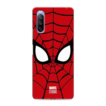 Силиконовый противоударный чехол на Sony Xperia 10 III с принтом человек паук spiderman Силиконовый противоударный чехол на Sony Xperia 10 III с принтом человек паук spiderman