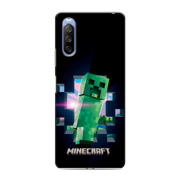 Силиконовый противоударный чехол на Sony Xperia 10 III с принтом Майнкрафт Minecraft Силиконовый противоударный чехол на Sony Xperia 10 III с принтом Майнкрафт Minecraft