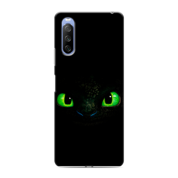 Силиконовый противоударный чехол на Sony Xperia 10 III с принтом Как приручить дракона Силиконовый противоударный чехол на Sony Xperia 10 III с принтом Как приручить дракона