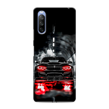 Силиконовый противоударный чехол на Sony Xperia 10 III с принтом BMW БМВ Силиконовый противоударный чехол на Sony Xperia 10 III с принтом BMW БМВ