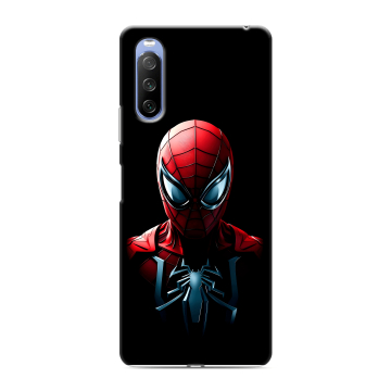Силиконовый противоударный чехол на Sony Xperia 10 III с принтом Spiderman Человек паук