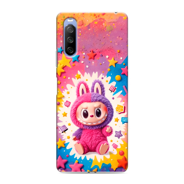 Силиконовый противоударный чехол на Sony Xperia 10 III с принтом Labubu Лабубу Силиконовый противоударный чехол на Sony Xperia 10 III с принтом Labubu Лабубу