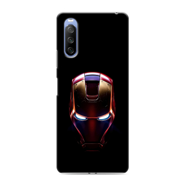 Силиконовый противоударный чехол на Sony Xperia 10 III с принтом IronMan Железный человек Силиконовый противоударный чехол на Sony Xperia 10 III с принтом IronMan Железный человек