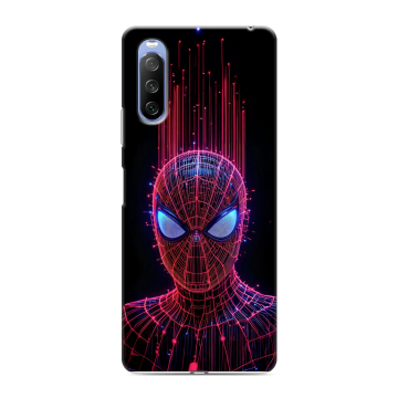 Силиконовый противоударный чехол на Sony Xperia 10 III с принтом Spiderman Человек паук Силиконовый противоударный чехол на Sony Xperia 10 III с принтом Spiderman Человек паук