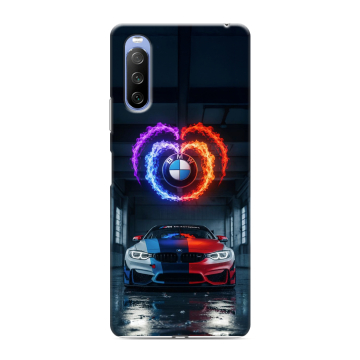 Силиконовый противоударный чехол на Sony Xperia 10 III с принтом BMW БМВ Силиконовый противоударный чехол на Sony Xperia 10 III с принтом BMW БМВ