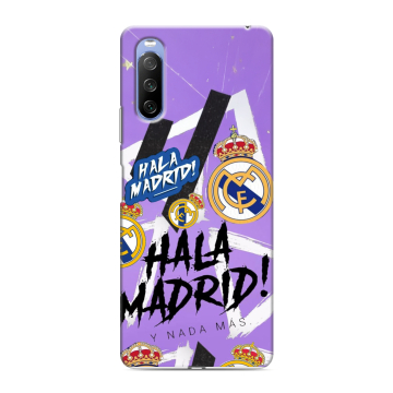 Силиконовый противоударный чехол на Sony Xperia 10 III с принтом Real Madrid Реал Мадрид Силиконовый противоударный чехол на Sony Xperia 10 III с принтом Real Madrid Реал Мадрид