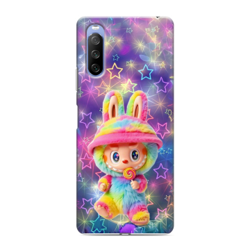Силиконовый противоударный чехол на Sony Xperia 10 III с принтом Labubu Лабубу Силиконовый противоударный чехол на Sony Xperia 10 III с принтом Labubu Лабубу