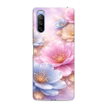 Силиконовый противоударный чехол на Sony Xperia 10 III с принтом женский Силиконовый противоударный чехол на Sony Xperia 10 III с принтом женский