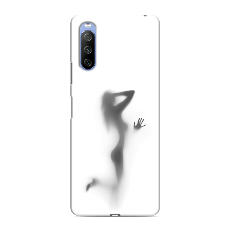 Силиконовый противоударный чехол на Sony Xperia 10 III с принтом Силуэт Силиконовый противоударный чехол на Sony Xperia 10 III с принтом Силуэт