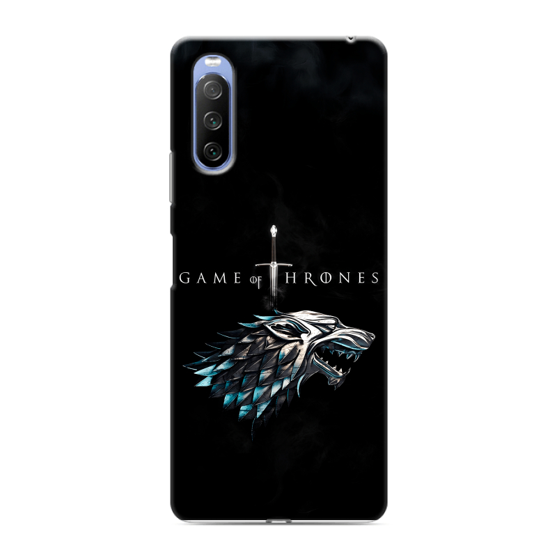 Силиконовый противоударный чехол на Sony Xperia 10 III с принтом Игра Престолов Game Thrones Силиконовый противоударный чехол на Sony Xperia 10 III с принтом Игра Престолов Game Thrones