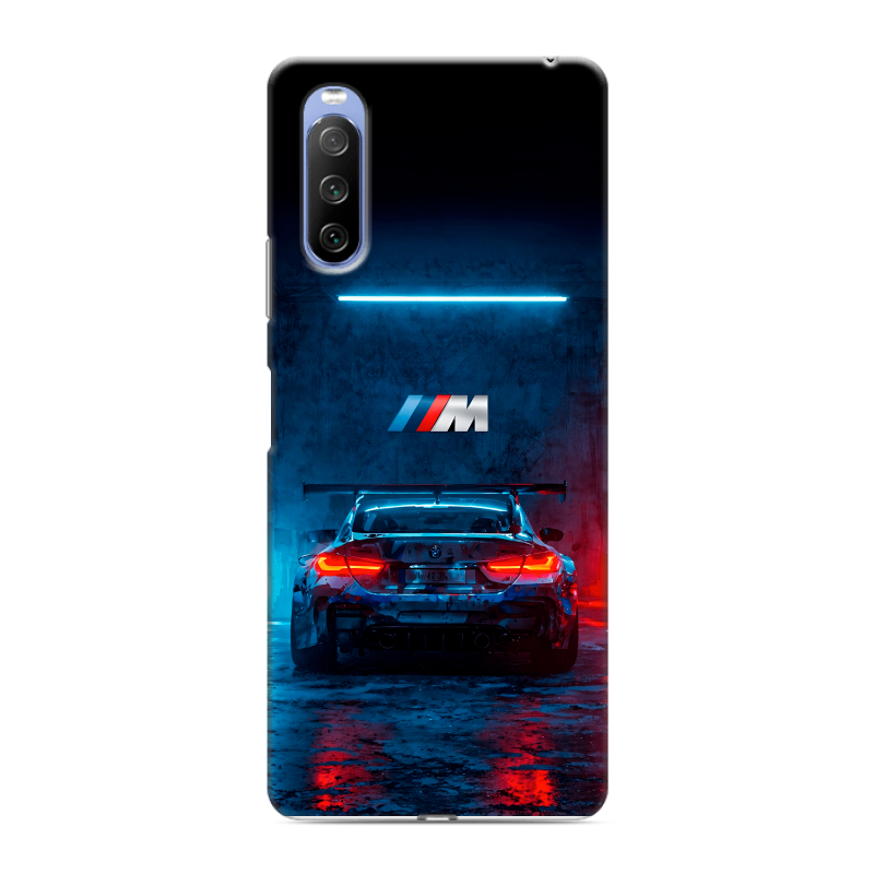 Силиконовый противоударный чехол на Sony Xperia 10 III с принтом BMW БМВ Силиконовый противоударный чехол на Sony Xperia 10 III с принтом BMW БМВ