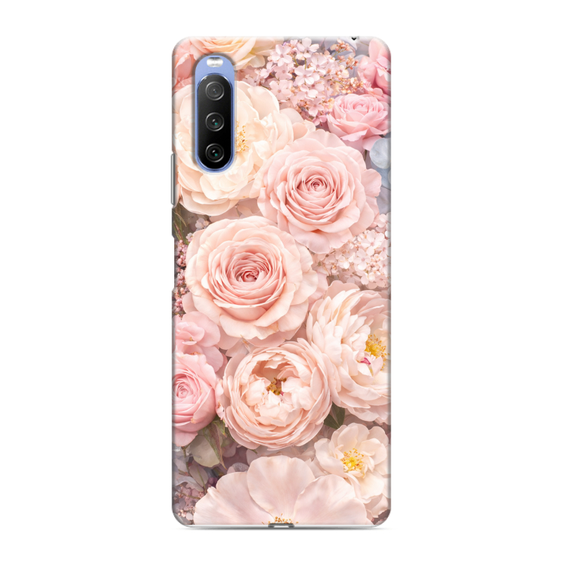 Силиконовый противоударный чехол на Sony Xperia 10 III с принтом женский Силиконовый противоударный чехол на Sony Xperia 10 III с принтом женский