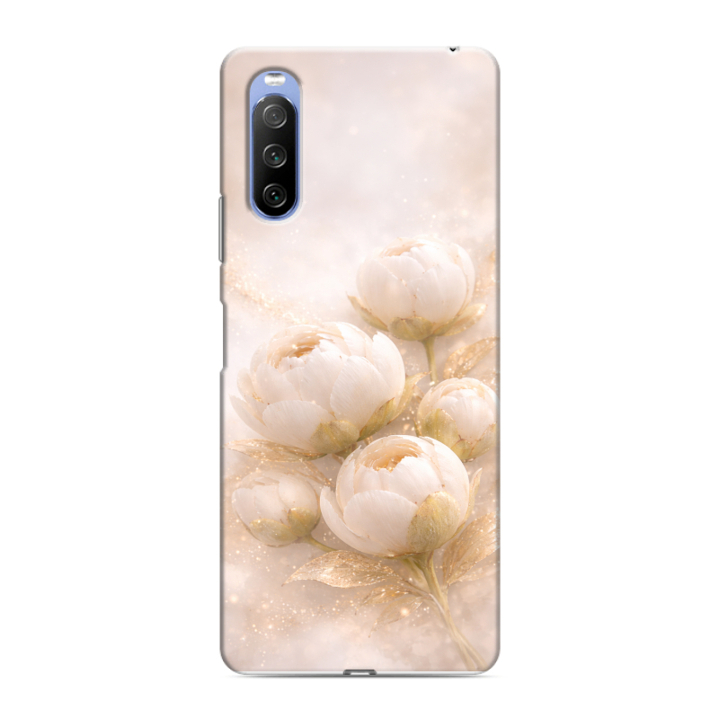 Силиконовый противоударный чехол на Sony Xperia 10 III с принтом женский Силиконовый противоударный чехол на Sony Xperia 10 III с принтом женский