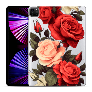 Силиконовый чехол на Ipad Pro 11 (2021) с принтом Розы Силиконовый чехол на Ipad Pro 11 (2021) с принтом Розы