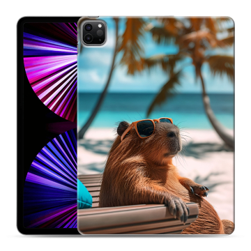 Силиконовый чехол на Ipad Pro 11 (2021) с принтом Капибара Силиконовый чехол на Ipad Pro 11 (2021) с принтом Капибара