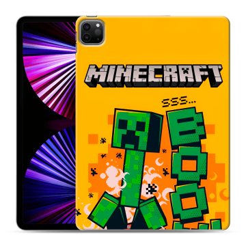 Силиконовый чехол на Ipad Pro 11 (2021) с принтом Майнкрафт Minecraft Силиконовый чехол на Ipad Pro 11 (2021) с принтом Майнкрафт Minecraft