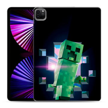 Силиконовый чехол на Ipad Pro 11 (2021) с принтом Майнкрафт Minecraft Силиконовый чехол на Ipad Pro 11 (2021) с принтом Майнкрафт Minecraft