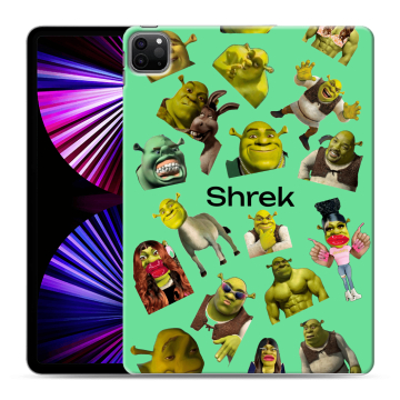 Силиконовый чехол на Ipad Pro 11 (2021) с принтом Шрек Shrek Силиконовый чехол на Ipad Pro 11 (2021) с принтом Шрек Shrek