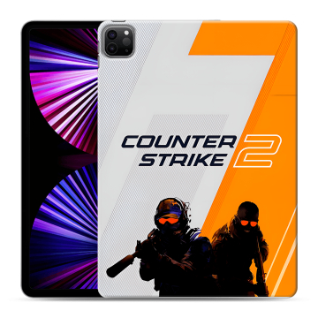 Силиконовый чехол на Ipad Pro 11 (2021) с принтом Counter Strike Силиконовый чехол на Ipad Pro 11 (2021) с принтом Counter Strike