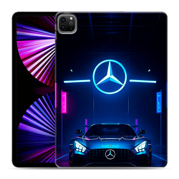 Силиконовый чехол на Ipad Pro 11 (2021) с принтом Mercedes Мерседес Силиконовый чехол на Ipad Pro 11 (2021) с принтом Mercedes Мерседес