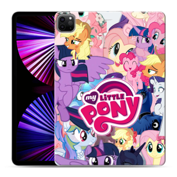 Силиконовый чехол на Ipad Pro 11 (2021) с принтом My little pony Дружба чудо Силиконовый чехол на Ipad Pro 11 (2021) с принтом My little pony Дружба чудо