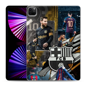 Силиконовый чехол на Ipad Pro 11 (2021) с принтом Messi Barcelona Силиконовый чехол на Ipad Pro 11 (2021) с принтом Messi Barcelona