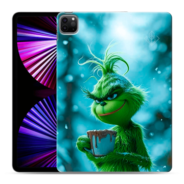 Силиконовый чехол на Ipad Pro 11 (2021) с принтом Новый год гринч Силиконовый чехол на Ipad Pro 11 (2021) с принтом Новый год гринч