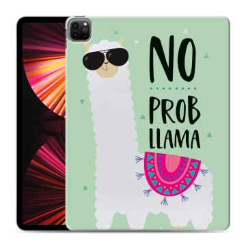 Силиконовый чехол на планшета Ipad Pro 12.9 (2021) с принтом Лама Силиконовый чехол на планшета Ipad Pro 12.9 (2021) с принтом Лама
