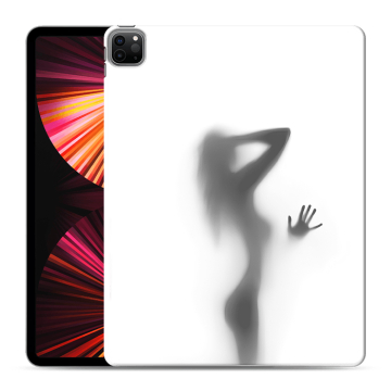 Силиконовый чехол на Ipad Pro 12.9 (2021) с принтом Силуэт