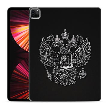 Силиконовый чехол на Ipad Pro 12.9 (2021) с принтом Герб России