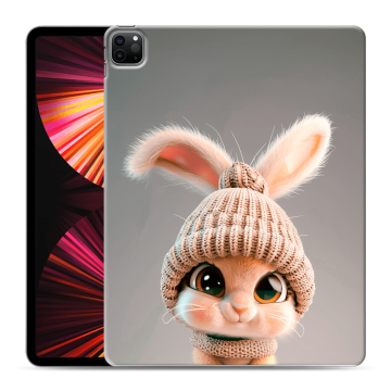 Силиконовый чехол на Ipad Pro 12.9 (2021) с принтом Кролик