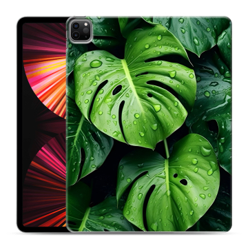 Силиконовый чехол на Ipad Pro 12.9 (2021) с принтом Листья Силиконовый чехол на Ipad Pro 12.9 (2021) с принтом Листья
