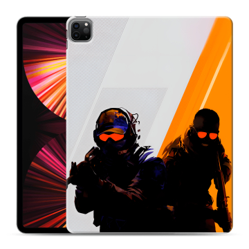 Силиконовый чехол на Ipad Pro 12.9 (2021) с принтом Контер страйк Counter strike Силиконовый чехол на Ipad Pro 12.9 (2021) с принтом Контер страйк Counter strike