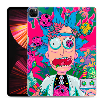 Силиконовый чехол на Ipad Pro 12.9 (2021) с принтом Рик и Морти Rick Morty Силиконовый чехол на Ipad Pro 12.9 (2021) с принтом Рик и Морти Rick Morty